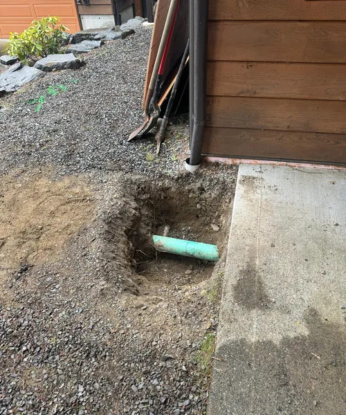 Spot repair clean out installation in Tacoma 
